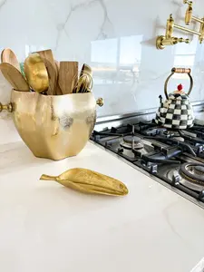 Gold Leaf Kitchen Spoon Rest