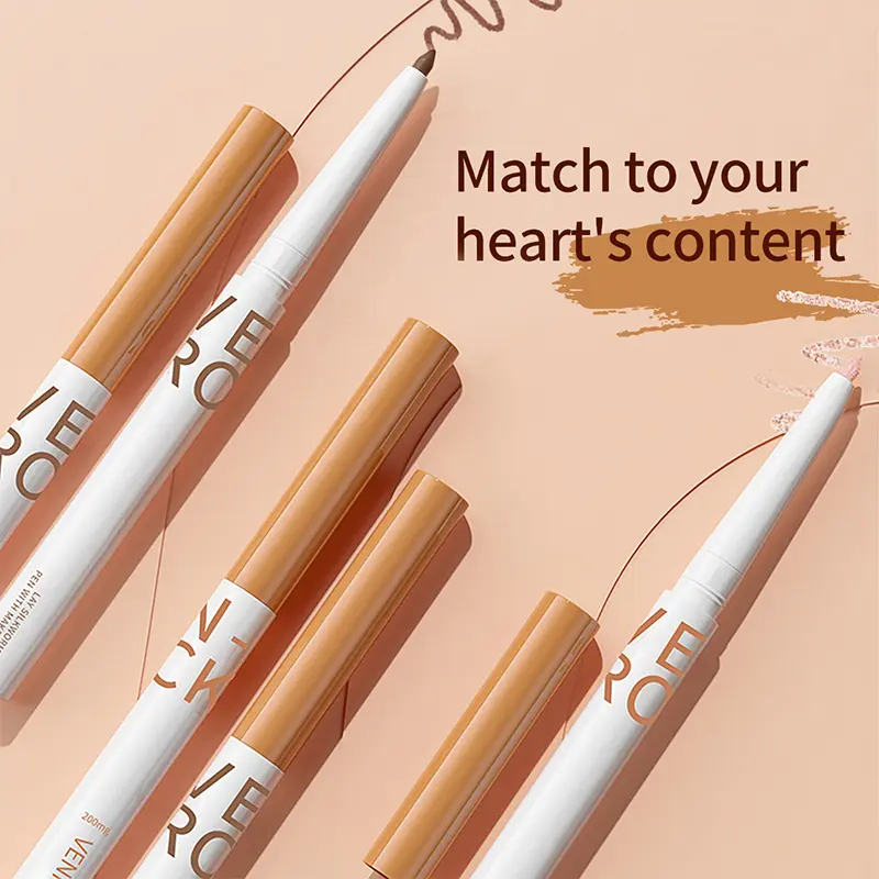 venrock Color Lasting Eyeliner Pencil  2 colors  (Mocha Brown&Charming Black)