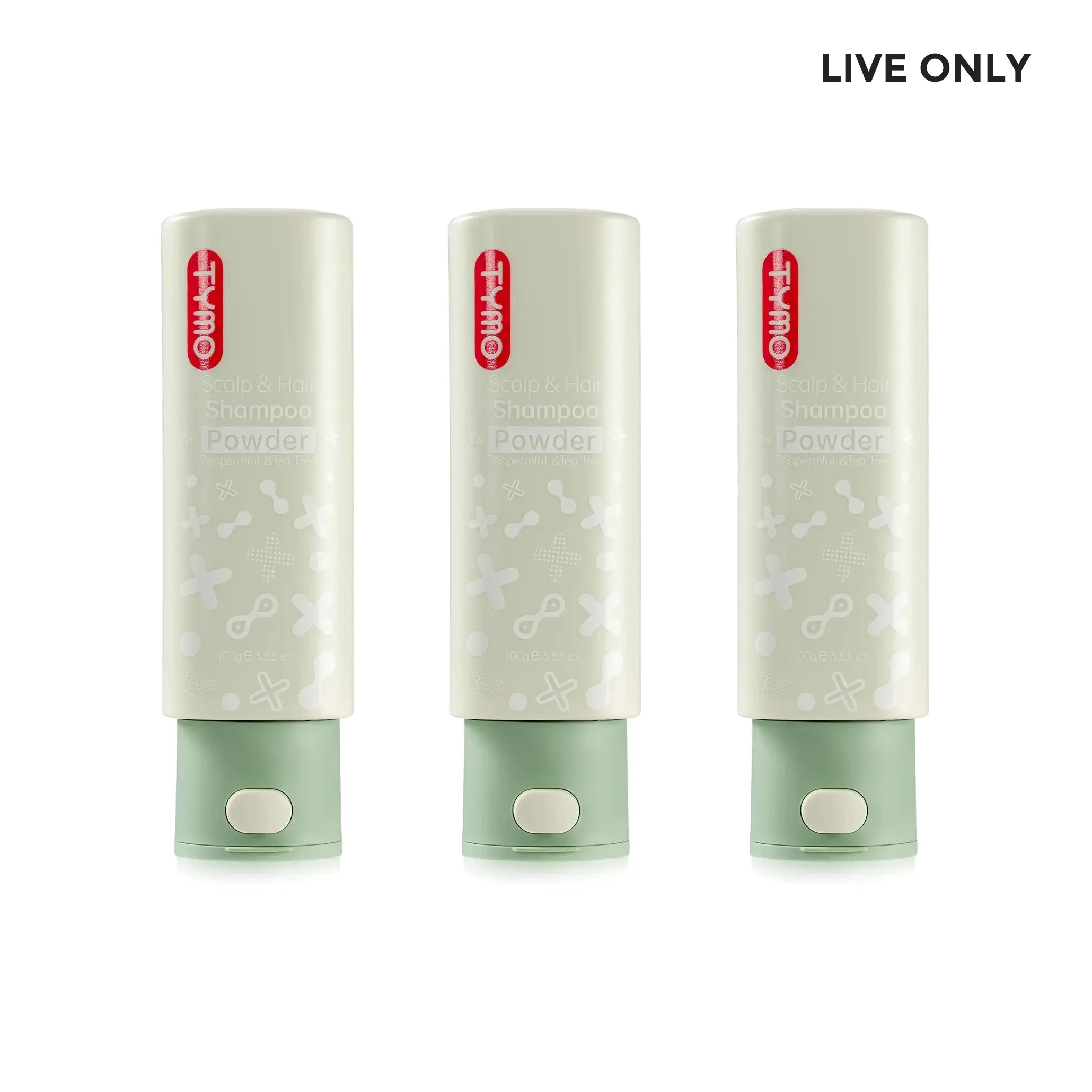【Live Only】TYMO Shampoo Powder - scalp&hair shampoo powder for Men & Women For All Hair Types, Paraben Free & Sulfate Free, Natural Ingredient, 3.5 Oz Flakes & Refreshes Scalp, Anti-dandruff, Removes Buildup
