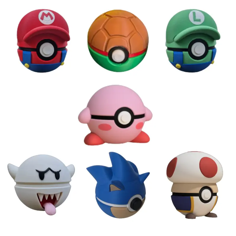 Video Game Pokeball Characters