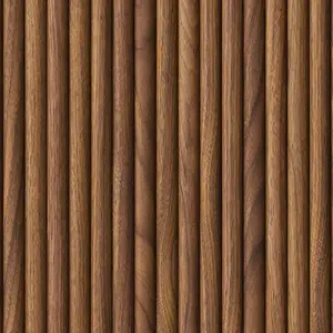 Natural Walnut Flexible Tambour Panel Sample