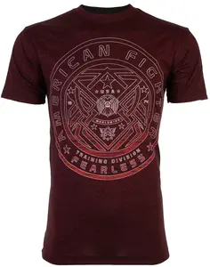 American Fighter Men's Casual Round Neck Short-Sleeve Polyester T-Shirt, Menswear Top Morrow