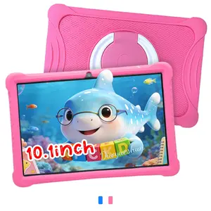 Tiktok Shop Limited Sale 10.1" Android Learning Entertainment Tablet with Shockproof Case, 64GB ROM 5G WiFi HD Screen Display, Dual Camera & Sim Call Slot, Kid-Proof Parental Control, All-in-One Educational Christmas Gift for Students