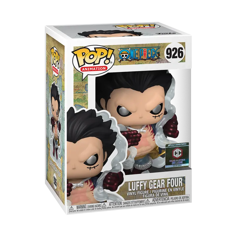 Funko Pop! One Piece - Luffy Gear Four (Metallic) (Chalice Collectibles) #926 Exclusive Collectible Pop Vinyl Figure