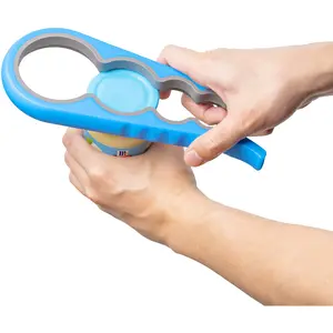 Bloss Anti-Skid Jar Opener Jar Lid Remover Rubber Can Opener Kitchen Grippers to Remove Stubborn Lids, Caps and Bottles Great Kitchen Gadgets for Small Hands or Seniors,Blue SunnyLife-US