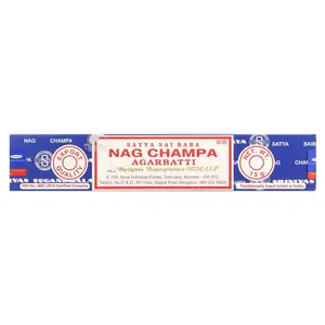 Sai Baba Nag Champa Agarbatti Incense, 15 g Sai Baba Nag Champa Agarbatti Incense, 15 g