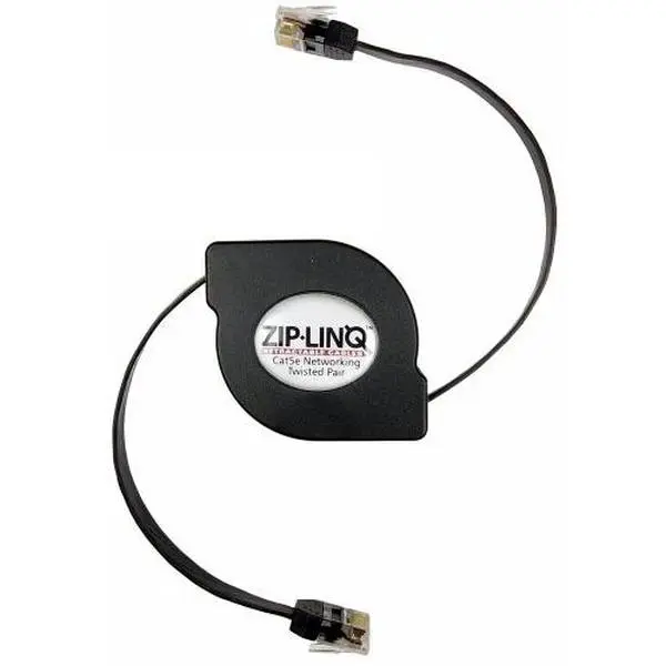 Ziplinq Retractable CAT6 Gigabit Network Cable (5 feet)