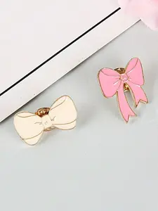 Cute Bowknot Design Brooch, Fashionable Bow Tie Design Brooch for Women & Girls, Trendy All-match & Exquisite Brooch for Birthday Gift, Fashion Accessory
