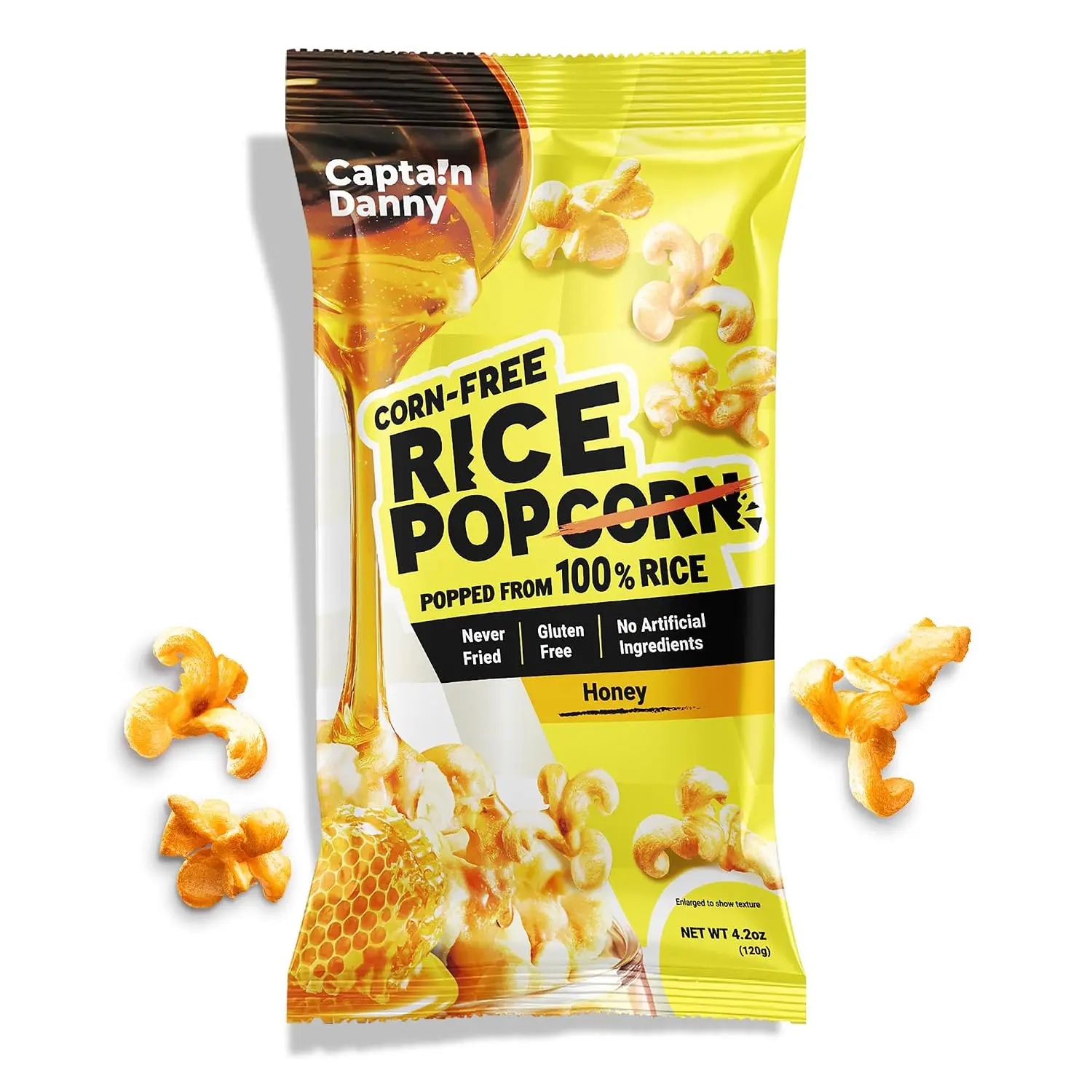 Captain Danny Rice Crisps - 4.2 Rating Puffed Snack for Snack Lovers