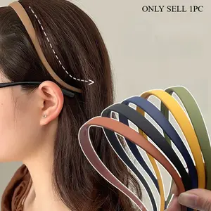 Minimalist Matte Resin Headbands, U-Shaped Anti-Slip Hair Bands for Women and Girls, Fashionable All-Match Hair Accessories, Cute Hair Accessories
