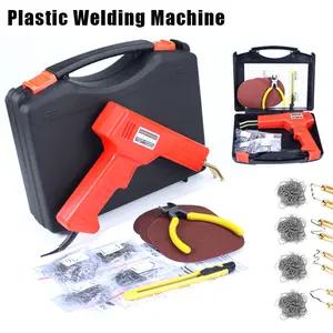 New Plastic Welder 50W Rapid Fever Car Bumper Repair Kit With Welding Nails Pliers Overheating Protection ABS Material Quick Easy Operation Car Bumper Repair Kit