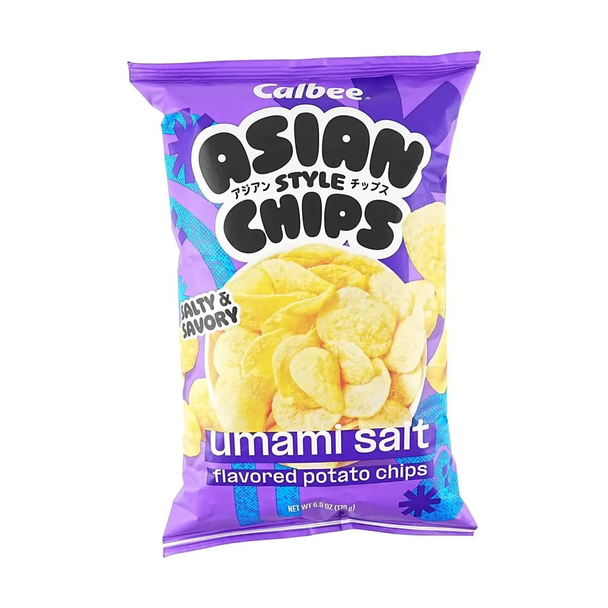 CALBEE ASIAN-STYLE Potato Chips, Umami Salt 6 oz