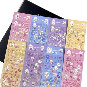 Hello Rabbit/Bear Toploader Stickers