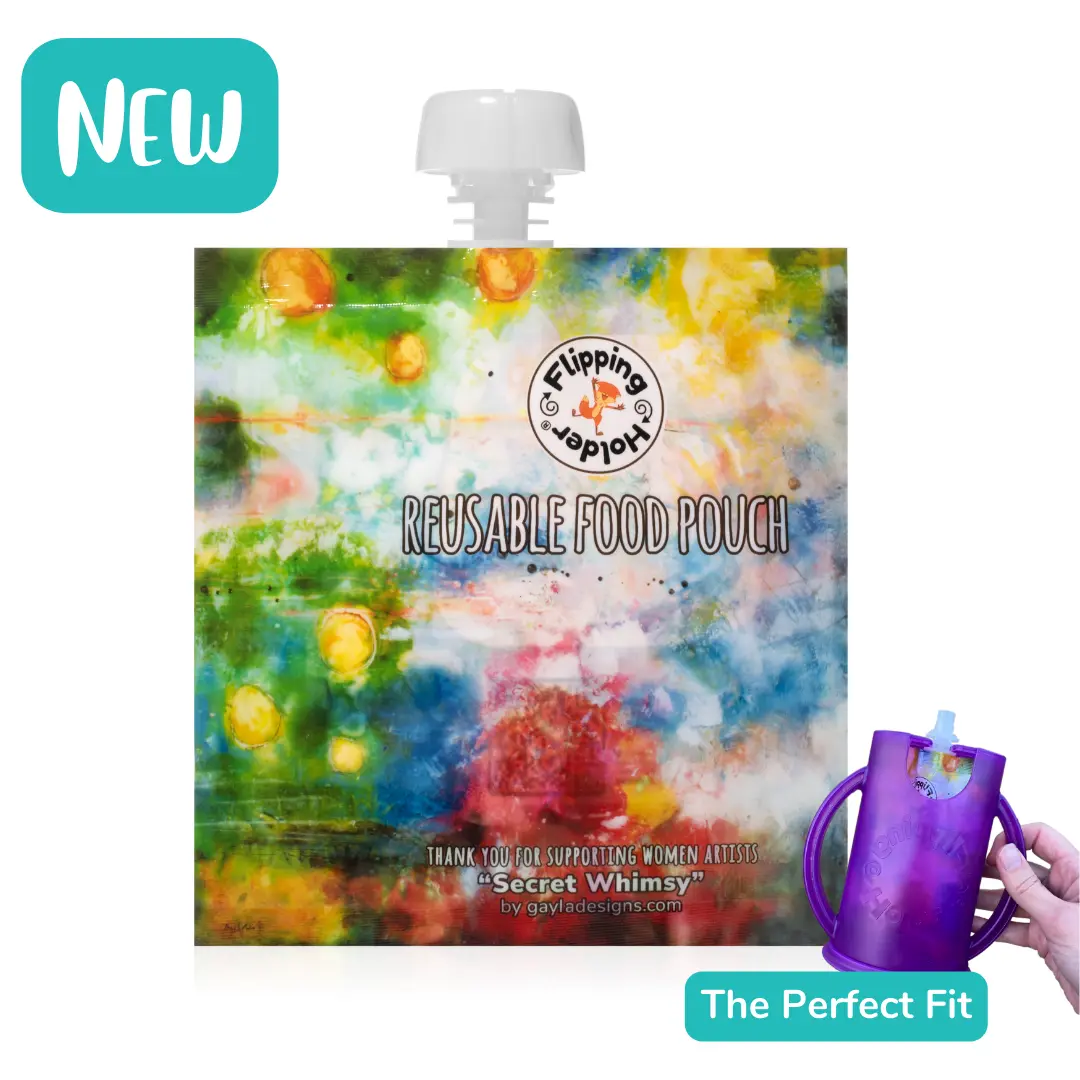 Reusable Pouches for purees and smoothies with size zip closure for no leaks and easy filling