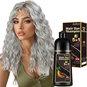 5-in-1 Hair Dye Shampoo – Unisex, Premium Herbal Formula, Fast Gray Coverage, Long-Lasting Vibrant Color, Nourishing & Repairing, Gentle & Non-Irritating, Natural Plant-Based Ingredients, Easy to Apply, Perfect for At-Home Hair Coloring, 500ml