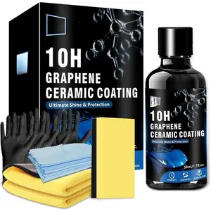 10H Ceramic Coating, Premier  Protective Sealer with Super Hardness Ceramic Top Coat for Rain Repellent, Scratch Resistant, High Gloss Finish &  Longer Protection than Wax -1.7oz