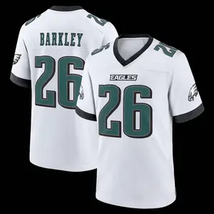 Unisex Football inspired by Barkley 26 Philadelphia  Game Jersey - White