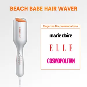 【BOGO SALE】SHEGLAM HAIR Beach Babe Hair Waver,Ionic Hair Waver,Waver Curling Iron,2 Barrel Hair Crimper With Anti-Scald,50 Million Ions & 10 Min Quick Wave,Smart Timer & Adjustable Temps,Easy To Use Hair Tool For Women - US Plug