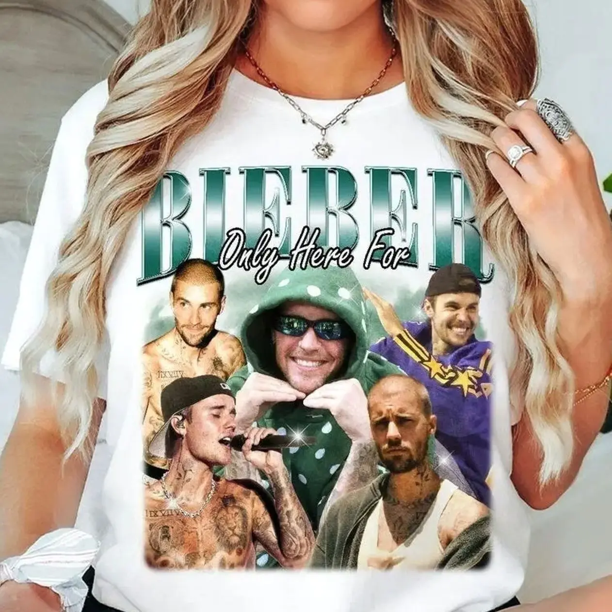 Only Here For Bieber Vintage Shirt, Swag Shirt, Summer Concert Bootleg Tee, Gift For Belieber