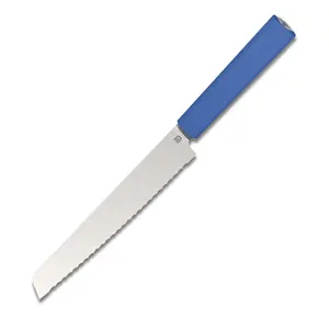 Butterfork Purest 8” Bread Knife, AR-RPM9 Stainless Steel, Replaceable ABS Handle, Ultramarine