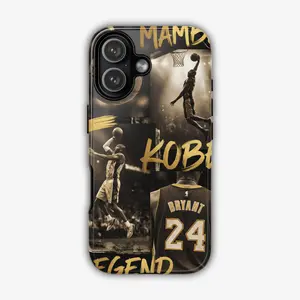 Kobe Bryant Collage Phone Case, Mamba Legend Art, Lakers Fan Gift Suitable for iPhone 17-11 Pro Max/Plus and  Samsung Galaxy S23-25