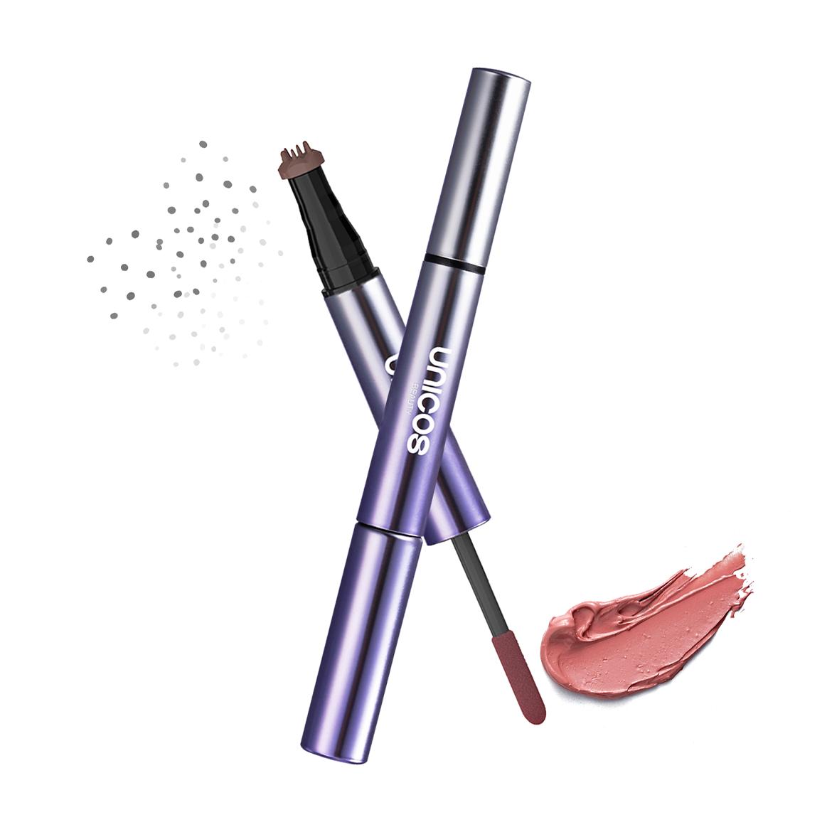 UNICOS 2-IN-1 Freckle Pen with Blush, Natural Freckle Makeup, Faux Freckle Stamp, Quick-Drying, Long-Lasting & Waterproof, dealsforyoudays summervibe summerwins