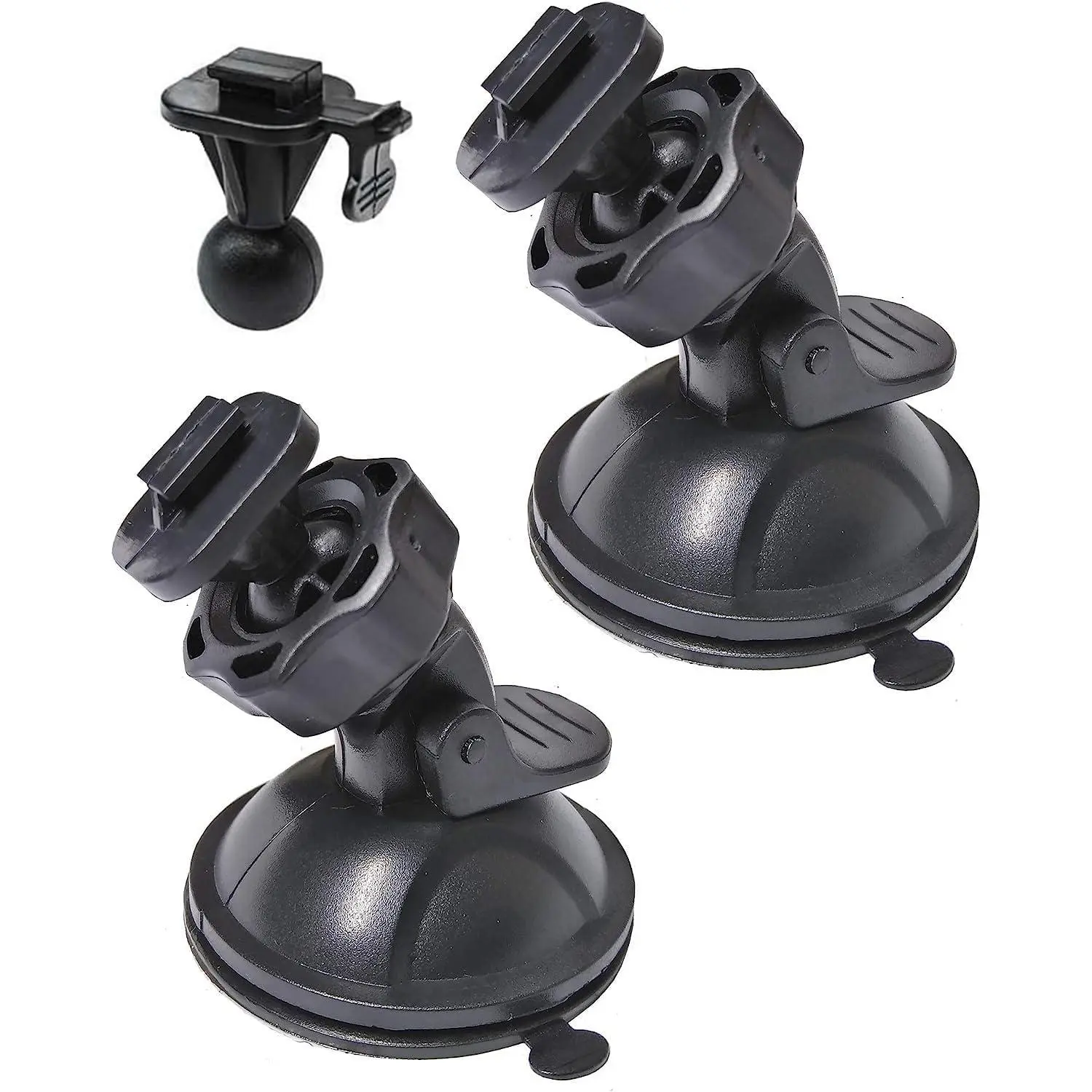 2-Pack Suction Cup Camera Mount, Dashboard Mount for Yi Dash Cam (2.7 in), Uniden Dashcam, Black Box G1w Dash Camera – Hold Tightly, Removable, Easy to Install, Heat-Resistant