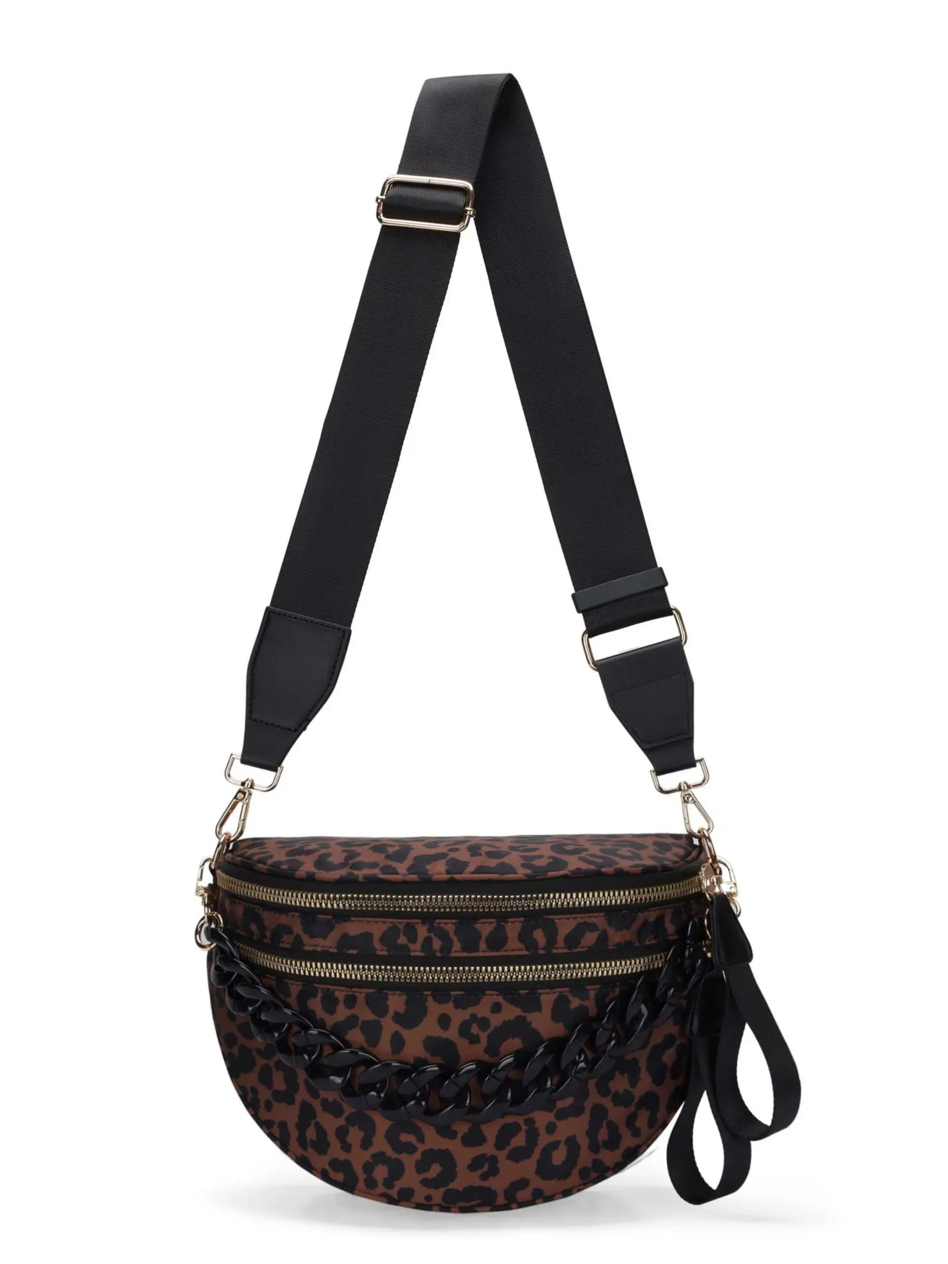 Women's Plaid Satchel Backpack, Wide Nylon Waterproof Handbag Wallet Warm Pack with Shoulder Strap + Chain Accessory, Crossbody Purse, Fashionable Crossbody Bag, Casual Shoulder Bag, Fashionable Patterned Bag, Fashionable Bags