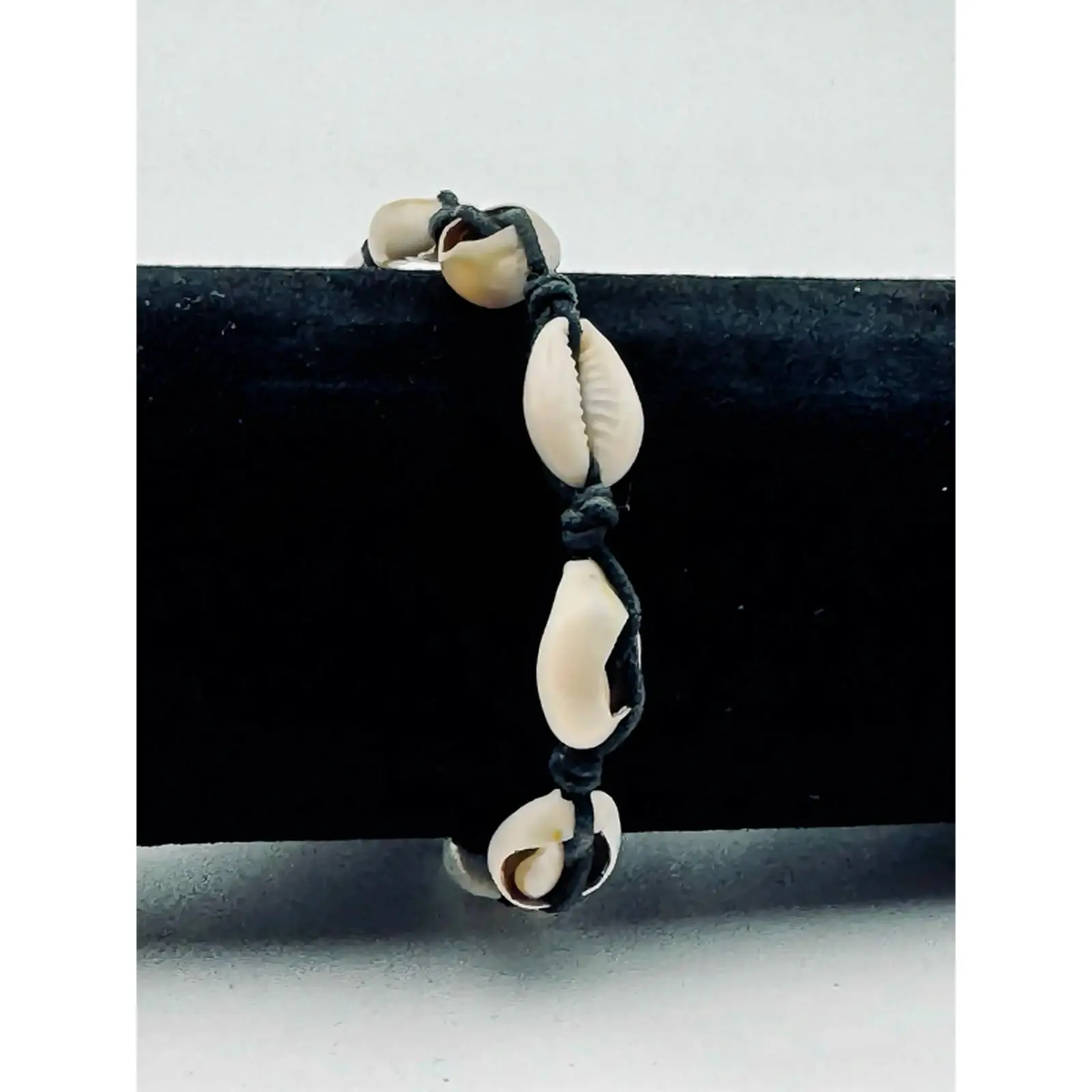 Boho Natural Cowrie Shell Ankle Bracelet Adjustable Cord Beach Anklet Choker Tropical Vibes Surf Style