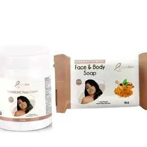 Byenblan Turmeric Face Cream & Soap Sets 2PCS for Brightening