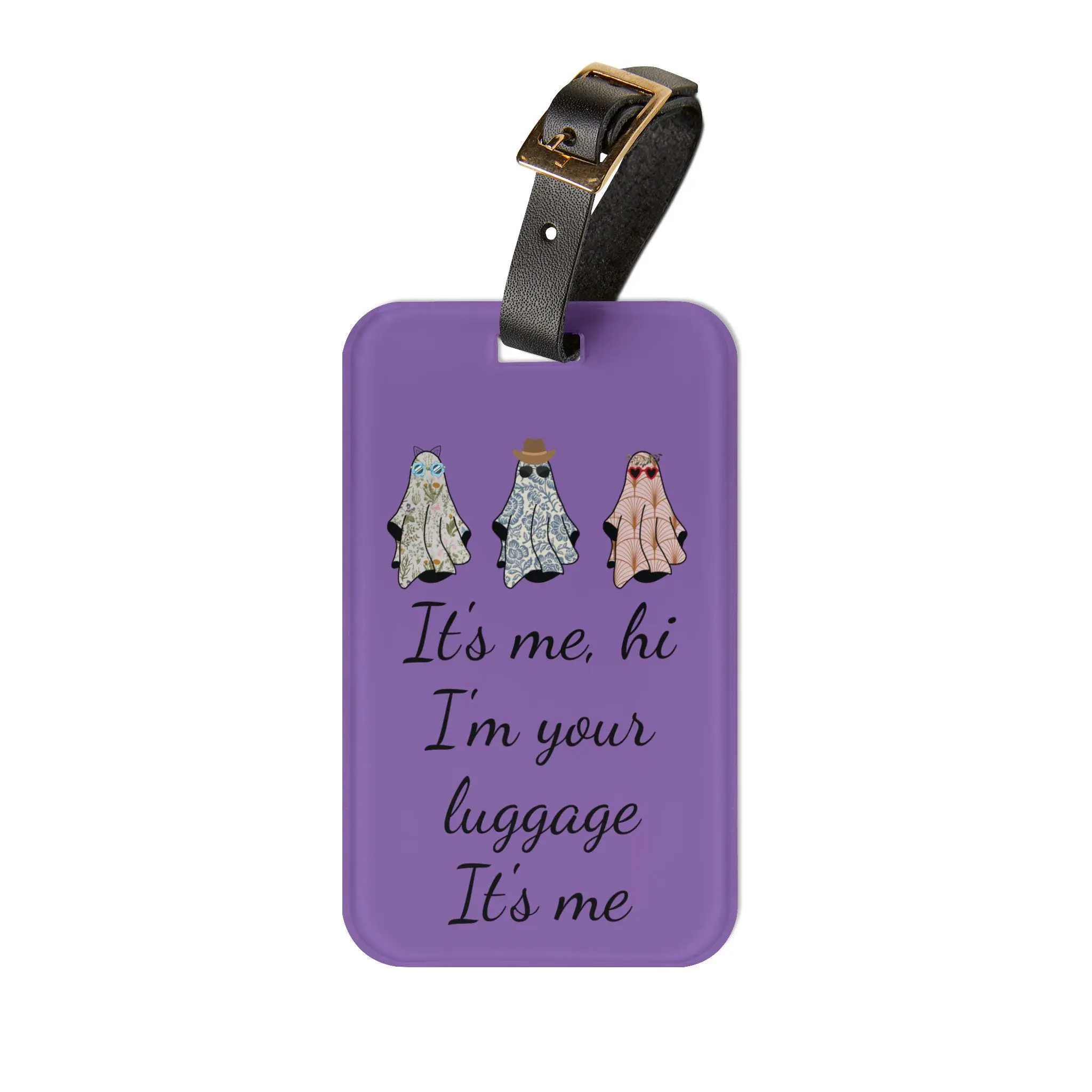Novelty Ghost Luggage Tag, Acrylic Bag Identifier