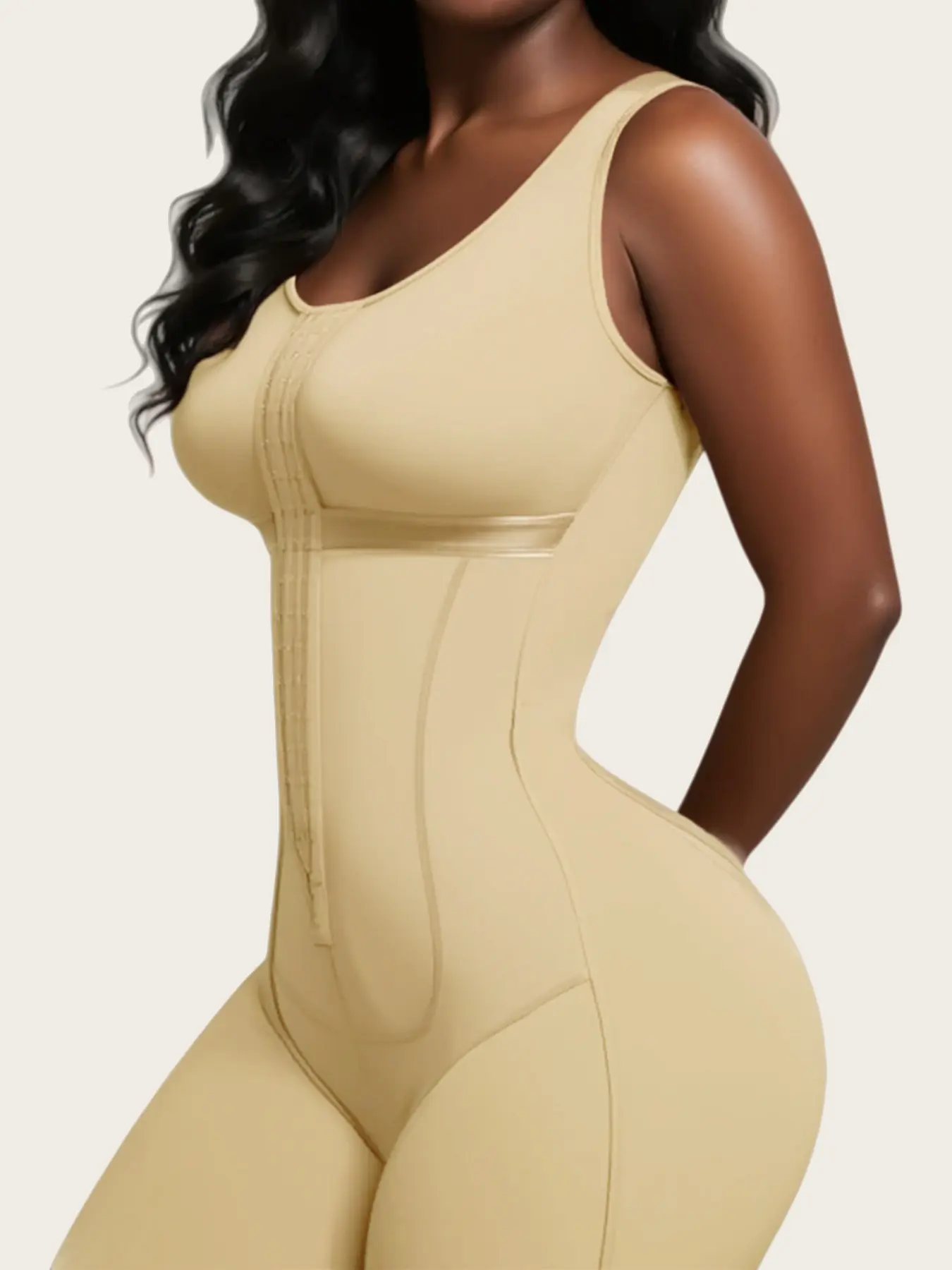 SY Fajas Women Lace Trim Full Body Shapewear - Front Open Crotch, Ruched Tummy Control Butt Lifter High Compression, High Stretch Shaper, Waist Trainer Belt, Bodysuit Waist Cincher, Full Body Shaper Underwear