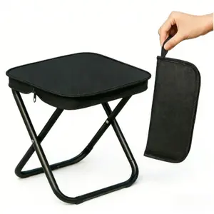 Foldable Duty Camping Chair for Adults, 200kg Load Portable Outdoor Folding Chair with Breathable Mesh, Padded Seat, Non-Slip Feet and Carry Bag for Camping Fishing Beach Travel