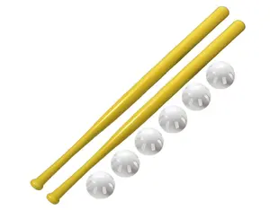 Wiffle Ball 2 Pack Wiffle 32" Bats and 6 Baseballs Official Size = 8 Pack