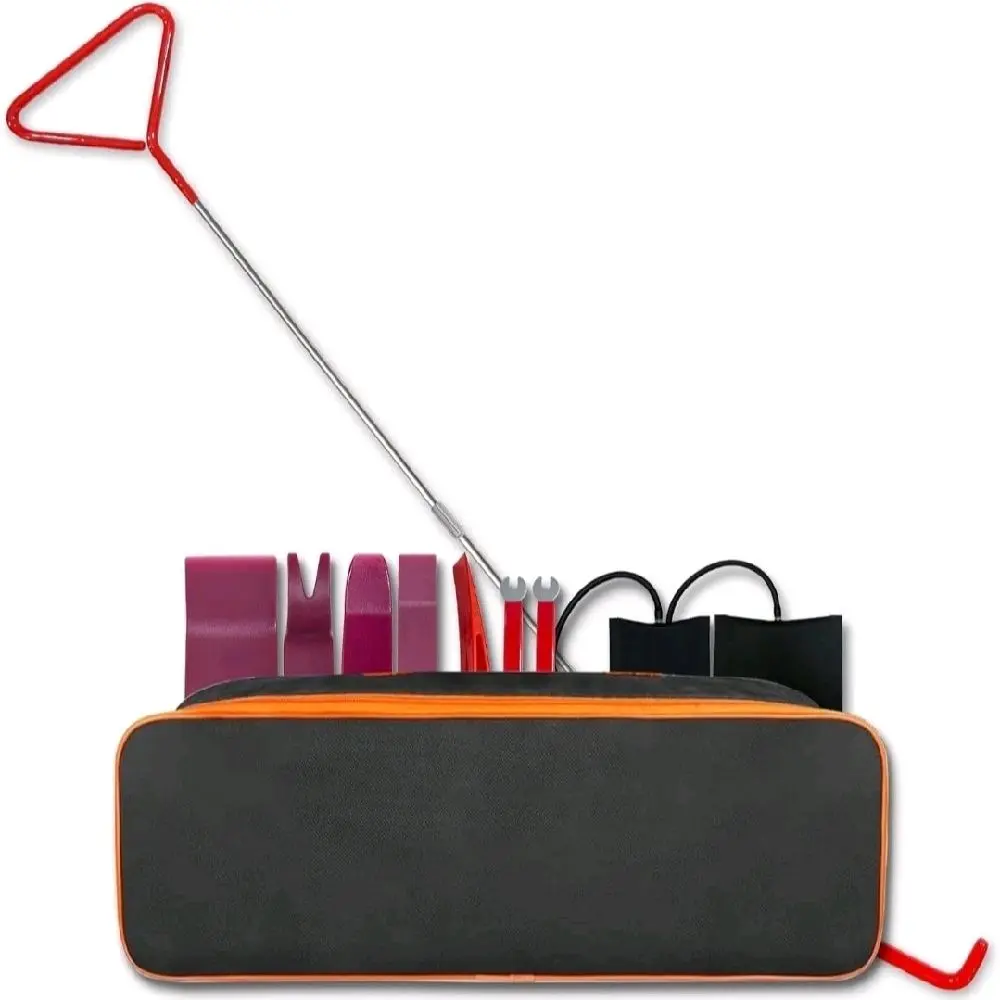 Lockout Kit With Long Reach Grabber Air Wedge Bag Pump Portable Emergency Kit Travel Safety Kit Survival Supplies
