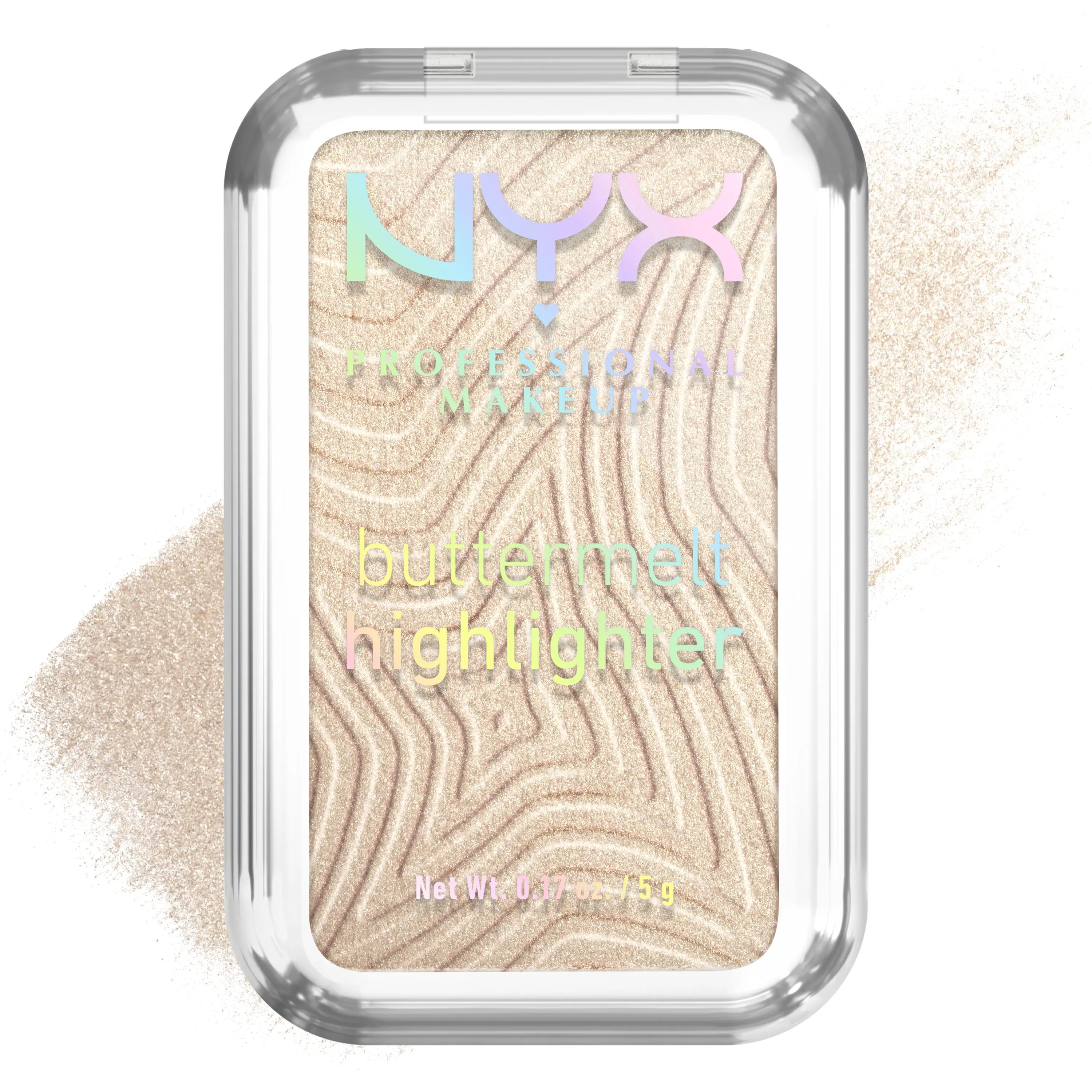 Buttermelt Highlighter, Pearl-Infused Powder Compact, NYX Professional Makeup Buttermelt Highlighter, Pearl-Infused Powder Compact, NYX Professional Makeup