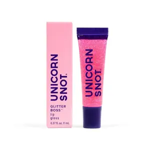 UNICORN SNOT Glitter Boss Lip Gloss - Glossy Lipstick with Glitter Finish - Ideal for Makeup and Cosmetic Use