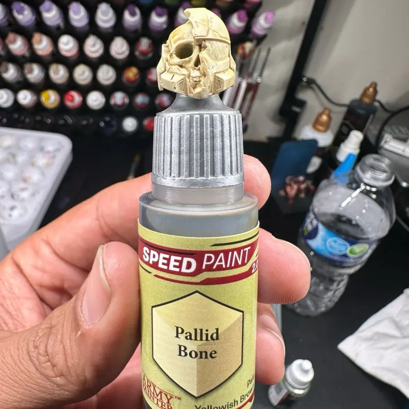 Helmet skull Swatch Caps paint bottle toppers Helmet skull Swatch Caps paint bottle toppers