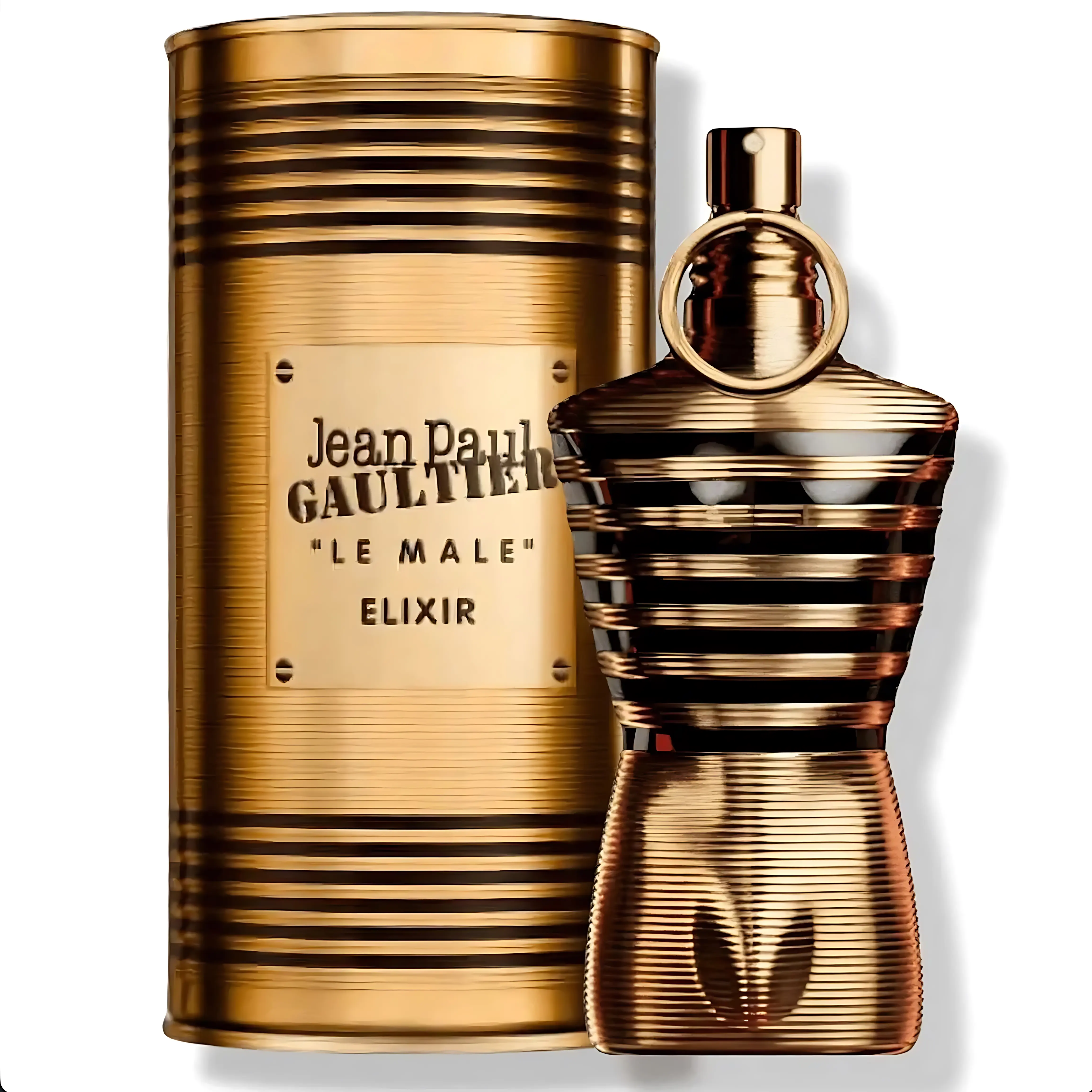Jean Paul Gaultier Le Male Elixir For Men 4.2 Oz, Woody Aromatic Amber
