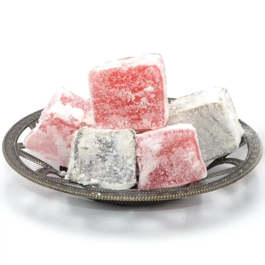 NY Spice Shop - Turkish Delight Cherry & Berry - 1 Pack, 3 Pack, 5 Pack - Premium Middle Eastern Sweet - Fruity Delight - Chewy Berry Blend - Gourmet Confection - Ready-to-Eat Pieces / Bites - Giftable Treats