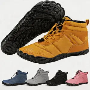 Hike Footwear Vindra Flex Barefoot Winter Boots for Women & Men – Non-Slip, Lightweight, Wide Toe Box, Minimalist Walking Shoes for Healthy Foot Posture