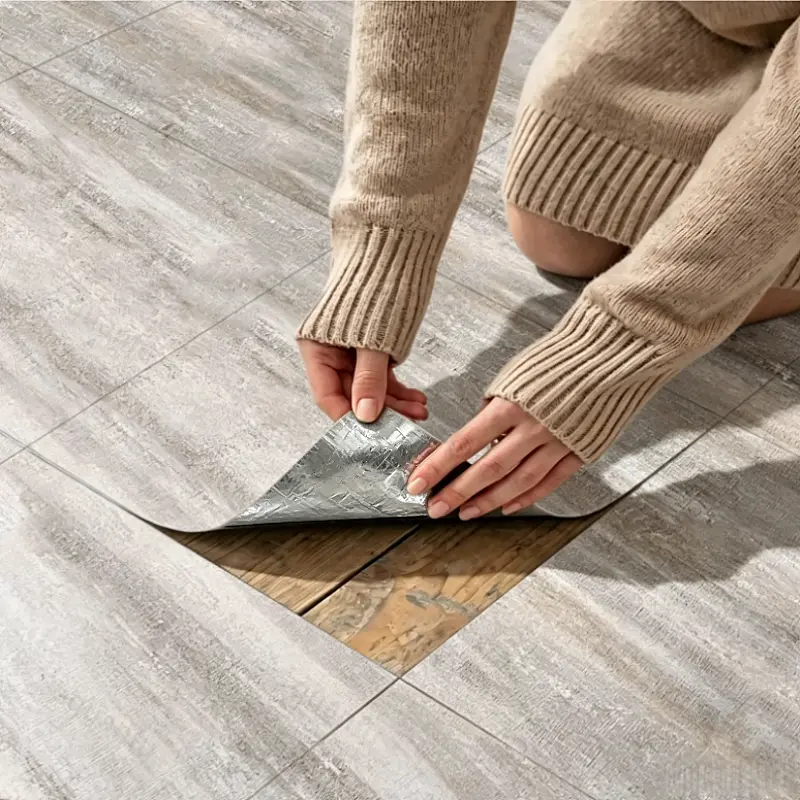 24 matte self-adhesive vinyl marble floor tiles, thick and wear-resistant, easy to install, suitable for bedrooms, living rooms, offices, shopping centers, office buildings | modern floor tiles | anti slip floor tiles, vinyl floor tiles