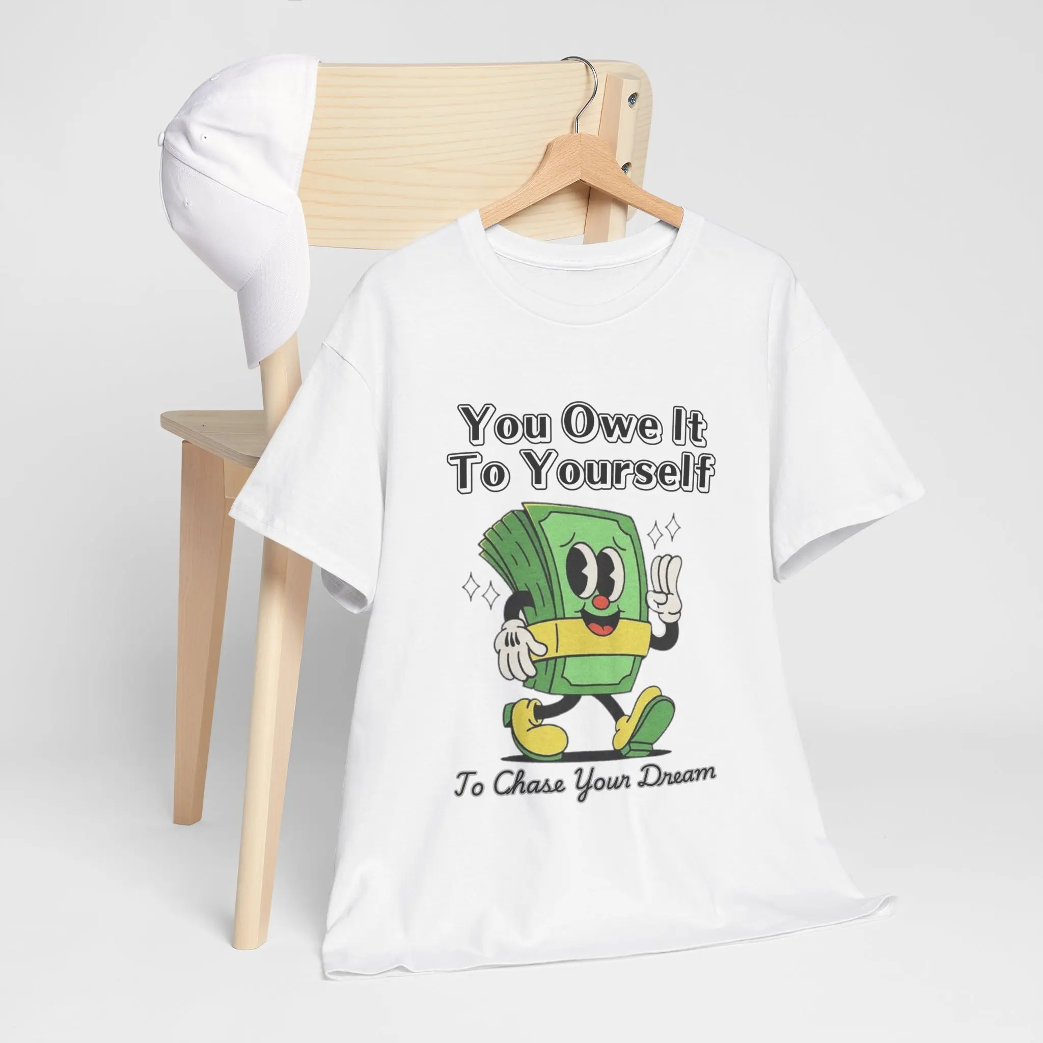 Retro Dream Chaser Tee, Inspirational Graphic Shirt, Motivational Unisex T-Shirt, Vintage Style Shirt, Retro Tee for Men and Women, Dreamer