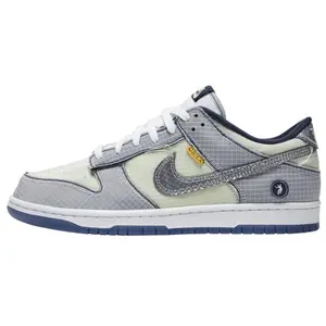 Union x Nike Dunk Pistachio Low Top Sneakers Unisex Gray Green Verifiable, with credentials and supporting global authentication