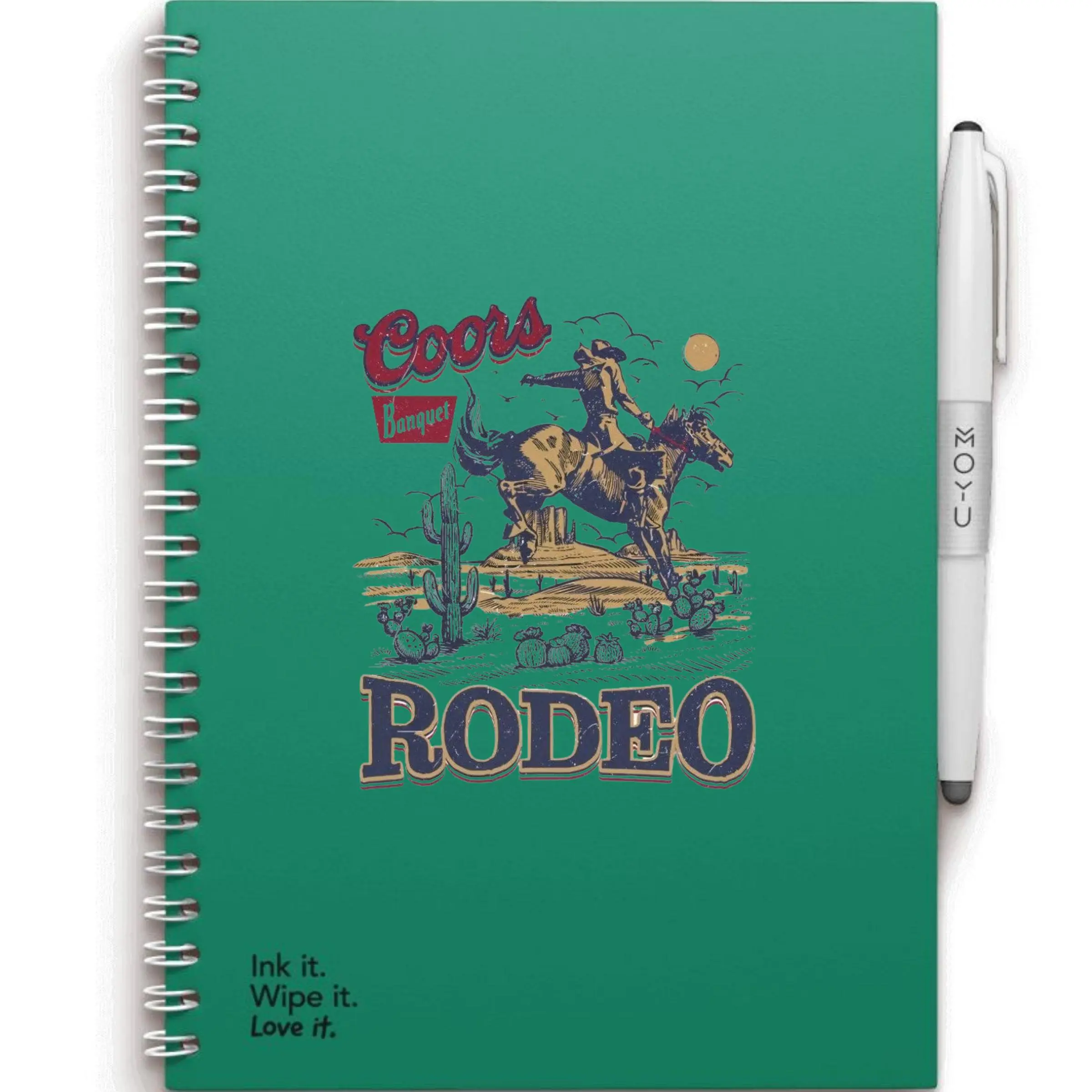 Coors Rodeo Sticker – Western Bronco Rider & Desert Cactus Style, Cowboy Sticker
