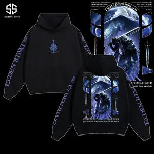 [Soulsborne Style] Vintage Ranni x Blaidd - Elden Ring Unisex Hoodie, Soulsborne Gaming Apparel, Game Shirt, Video Game Clothes, Boy Merch, Gift For Him, Gift For Her, Soulslike Streetwear
