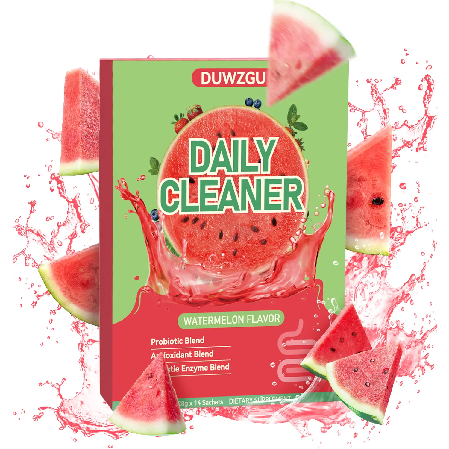 Natural Watermelon Prebiotic Blend, Gluten-Free, Non-GMO, Healthcare, Dietary Supplement Probiotic Mix Probiotic Bundle