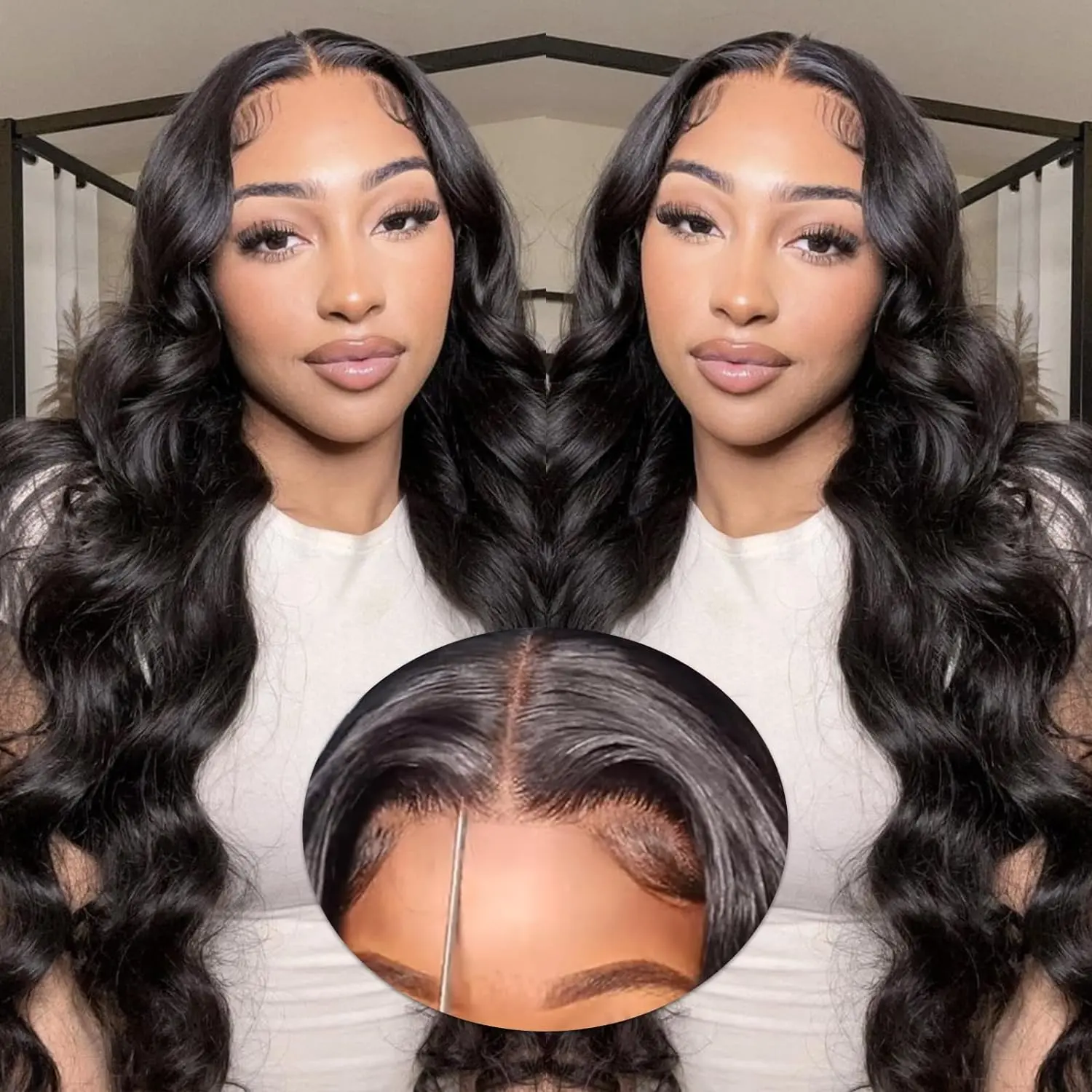 5x5 Glueless Lace (Body Wave）