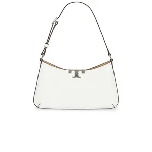 Tory Burch Soft Slim Shoulder Bag in Cream