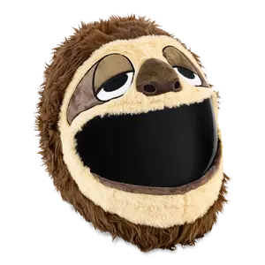 Moto Loot Sloth Motorcycle Helmet Cover - Unique Eye-Catching Design, Anti-Slip Lining, Machine Washable, One Size Fits Most Helmets